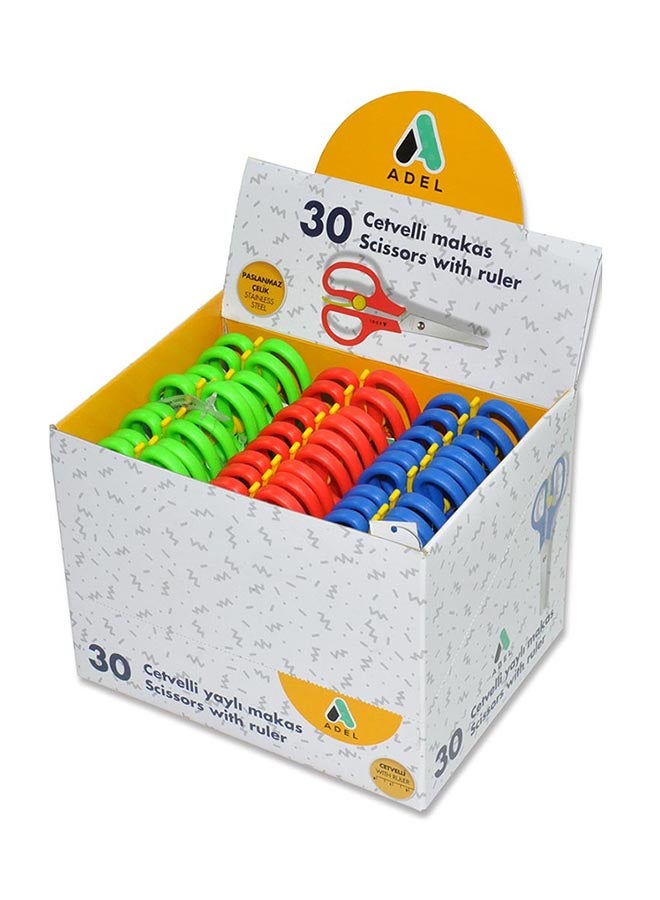 Adel 30-Piece  Spring Scissors Multicolour  - Image 1