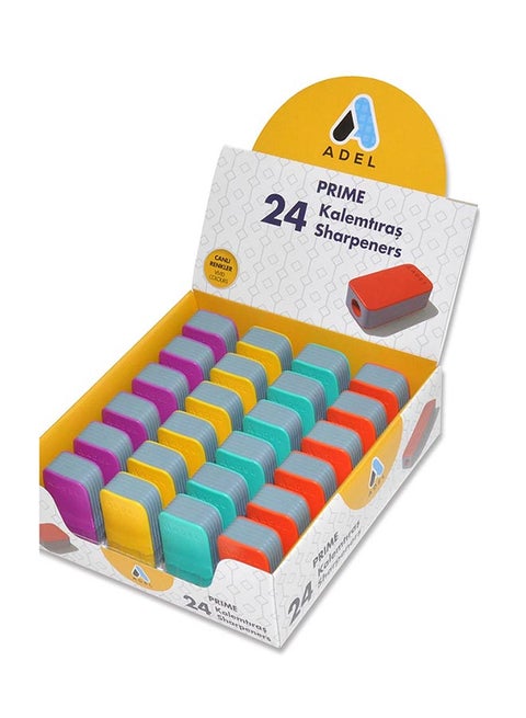 24-Piece Prime Sharpeners Multicolour