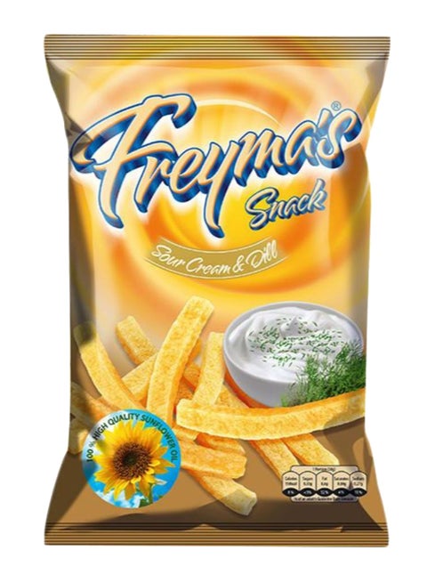 سناكس بطعم الكريمة الحامضة والشبت 30غرام