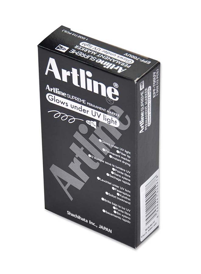 Artline 12-Piece Supreme Permanent Marker Green - Image 3