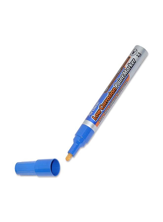 Artline 12-Piece Bullet Nib Paint Marker Blue - Image 2