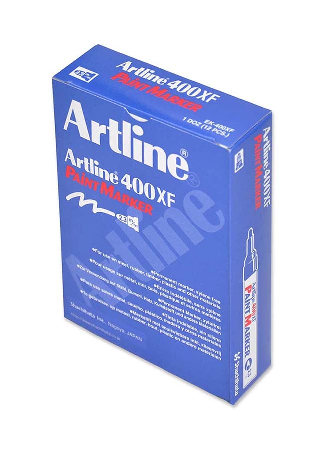 Artline 12-Piece Paint Marker White - Image 3