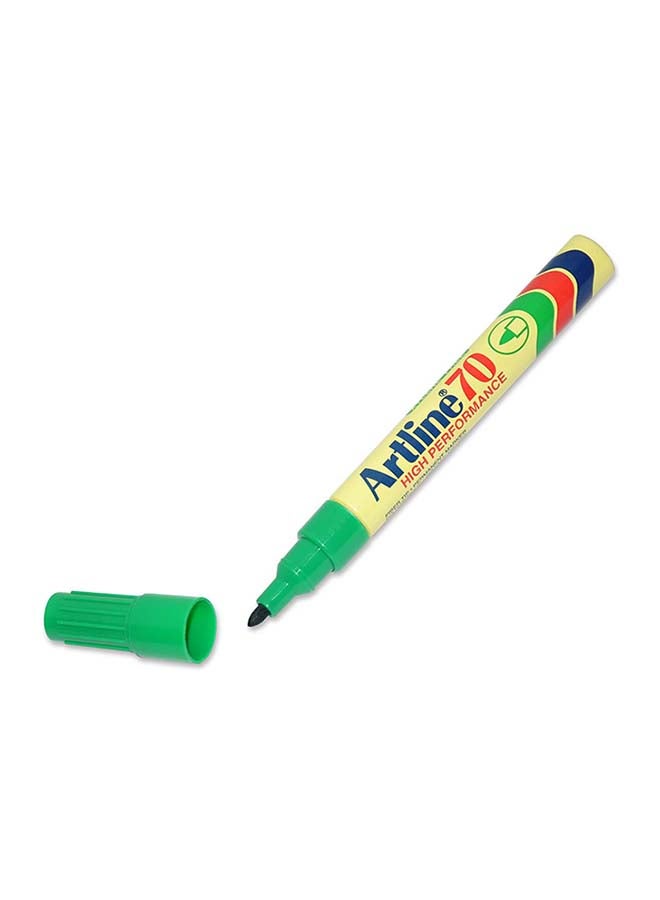Artline 12-Piece Bullet Nib Paint Marker Green - Image 3