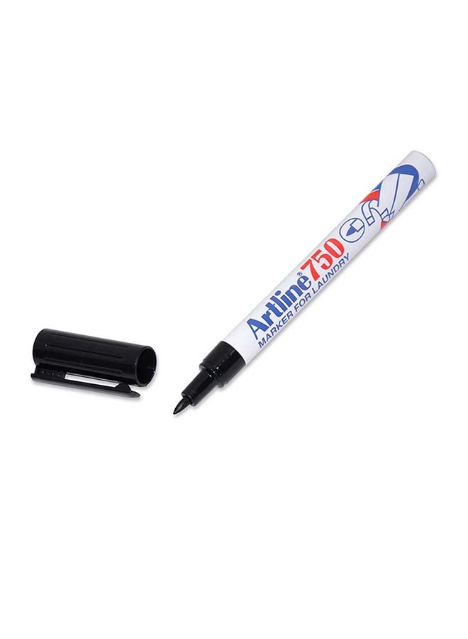 Artline 12-Piece Laundry Marker Black  - Image 2
