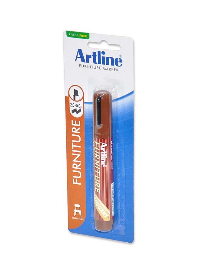 Chisel Nib Furniture Marker Mohagony