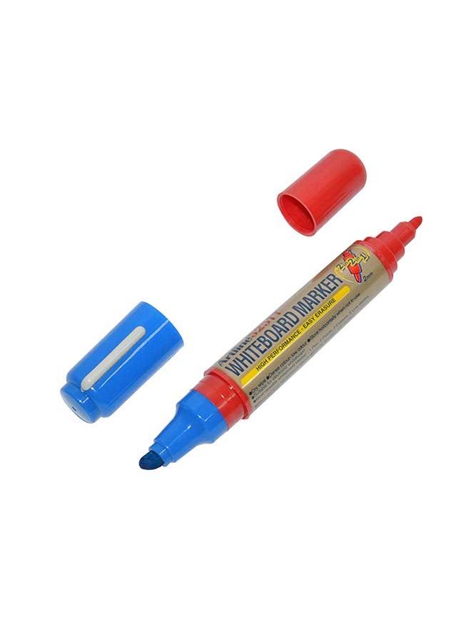 Artline 12-Piece Twin White Board Marker Blue/Red - Image 2