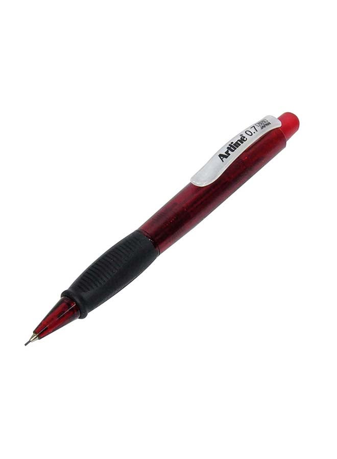 Artline 12-Piece Mechanical Pencil With Built-in Eraser Red  - Image 2