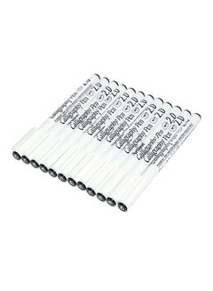Artline 12-Piece Calligraphy Pen Black  - Image 1