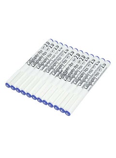 Artline 12-Piece Calligraphy Pen Blue  - Image 1