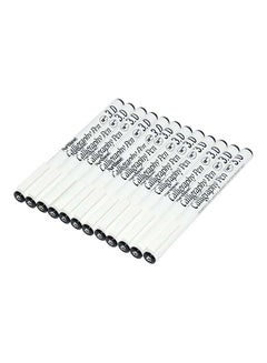 Artline 12-Piece Calligraphy Pen Black  - Image 1