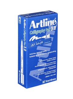 Artline 12-Piece Calligraphy Pen Black  - Image 3