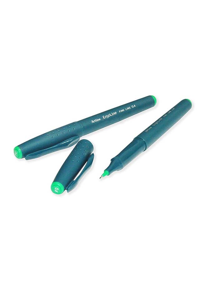 Artline 12-Piece Ergoline Pen Green  - Image 2