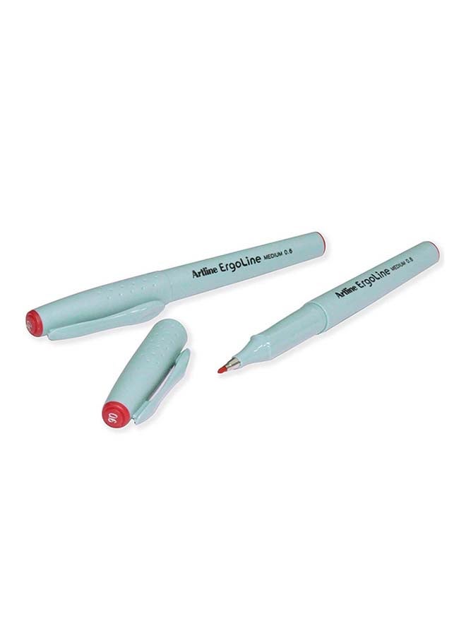 Artline 12-Piece Ergoline Pen Red  - Image 2
