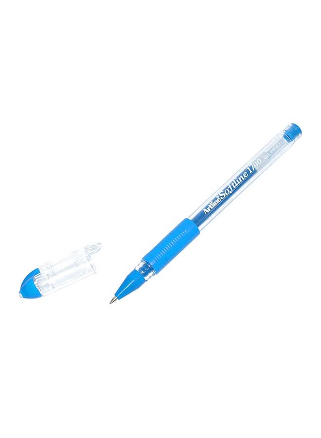 Artline 12-Piece Softline Gel Inked Roller Ball Pen Light Blue - Image 2