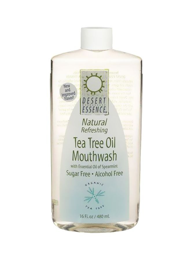 DESERT ESSENCE 2-Piece Tea Tree Oil Mouthwash 480ml 