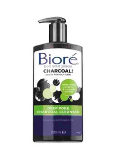 Biore Deep Pore Charcoal Cleanser 200ml 