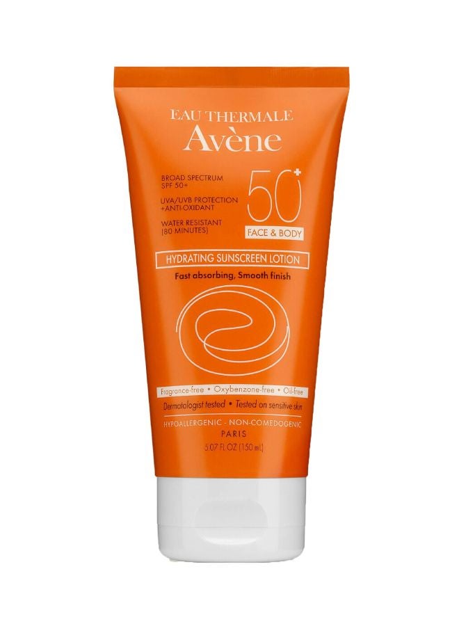 Avene Hydrating Sunscreen Lotion SPF50