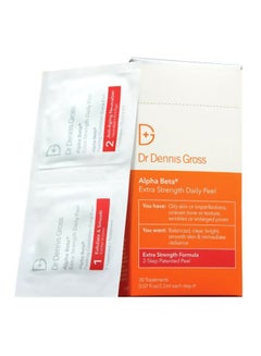 Pack Of 30 Alpha Beta Peel Extra Strength Daily Peel 2.2ml