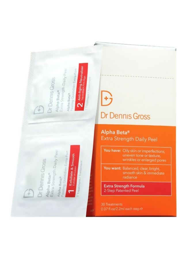 Dr. Dennis Gross Skincare - Pack Of 30 Alpha Beta Peel Extra Strength Daily Peel 2.2ml - Image 1