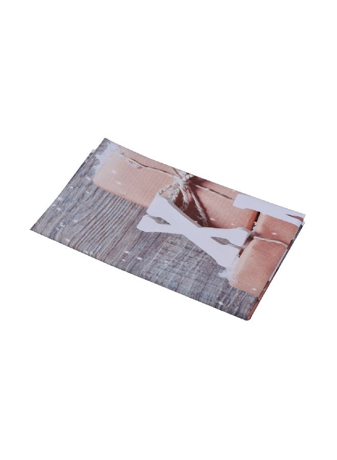 Christmas Backdrop Photography Background Brown/Grey  - Image 2