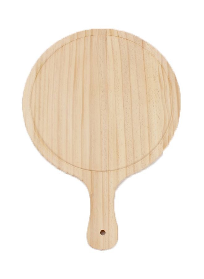 Round Pizza Tray Brown 29.5x21x1.8cm 