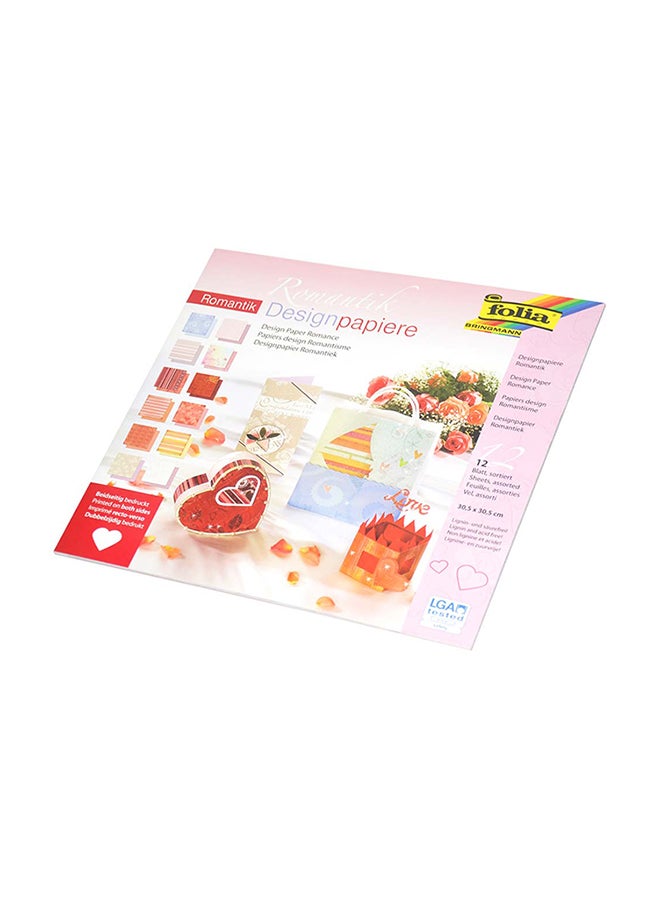 folia Design Paper Romantic Multicolour - Image 1