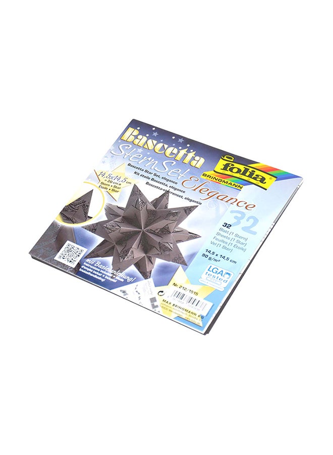 folia 32-Piece Bascetta Star Set Brown - Image 2
