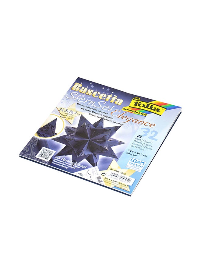 folia 32-Piece Bascetta Star Set Blue  - Image 2