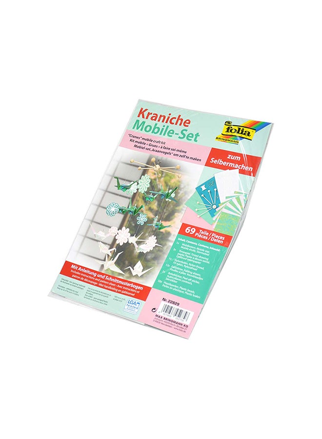 folia 69-Parts  Mobile Craft Sets-Cranes Multicolour - Image 2