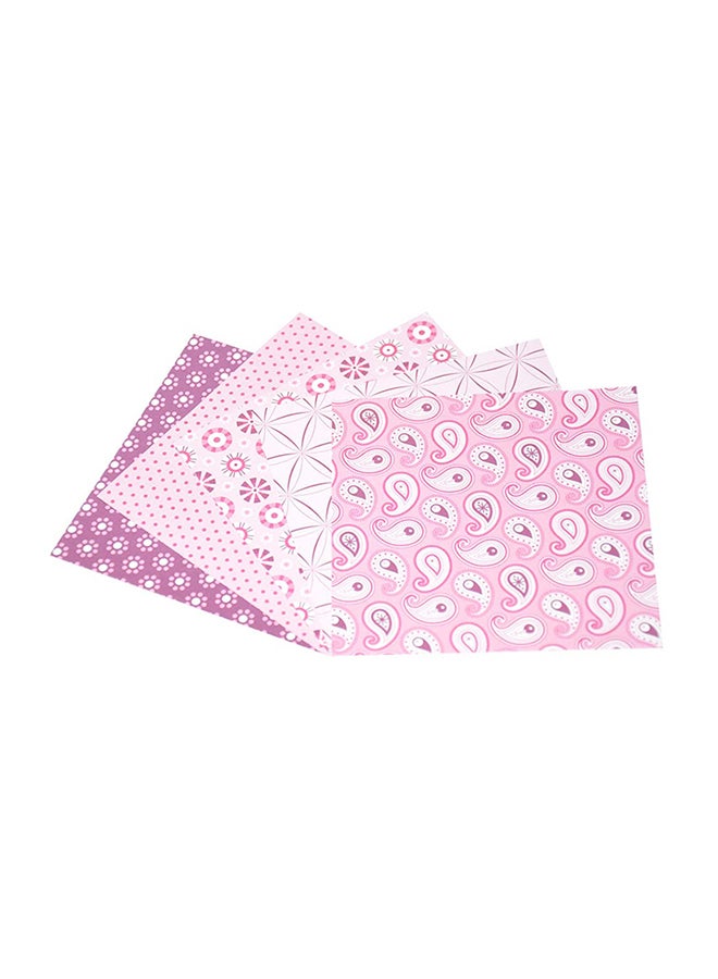 folia 50-Sheets  Folding Papers 10x10cm Pink - Image 1