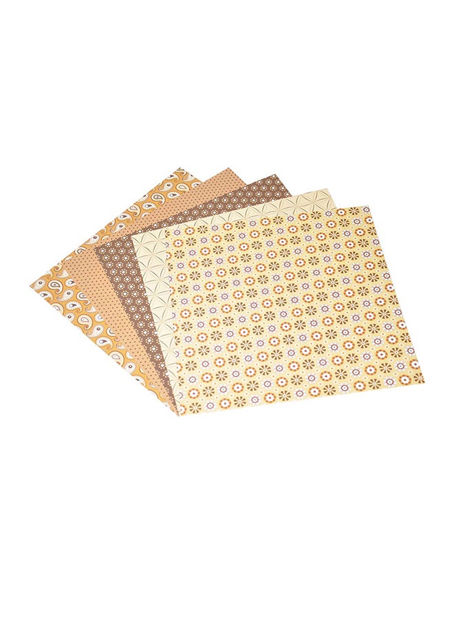 folia 50-Sheets  Folding Papers Brown - Image 1