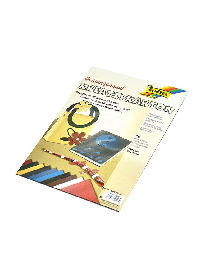 folia 10-Sheets Creative Card Multicolour  - Image 2