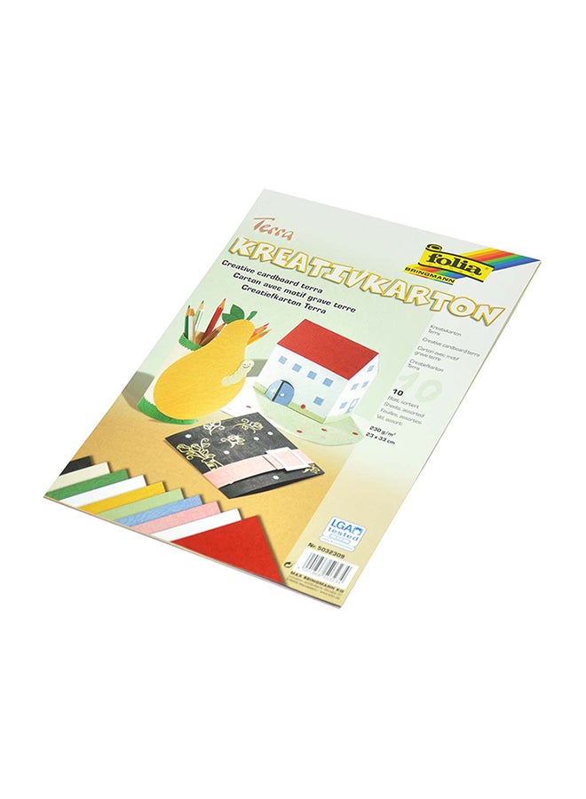 folia 10-Sheets Creative Card Multicolour  - Image 2