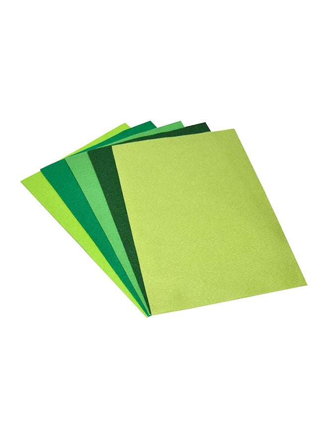 folia 10-Piece Craft Paper Green  - Image 1