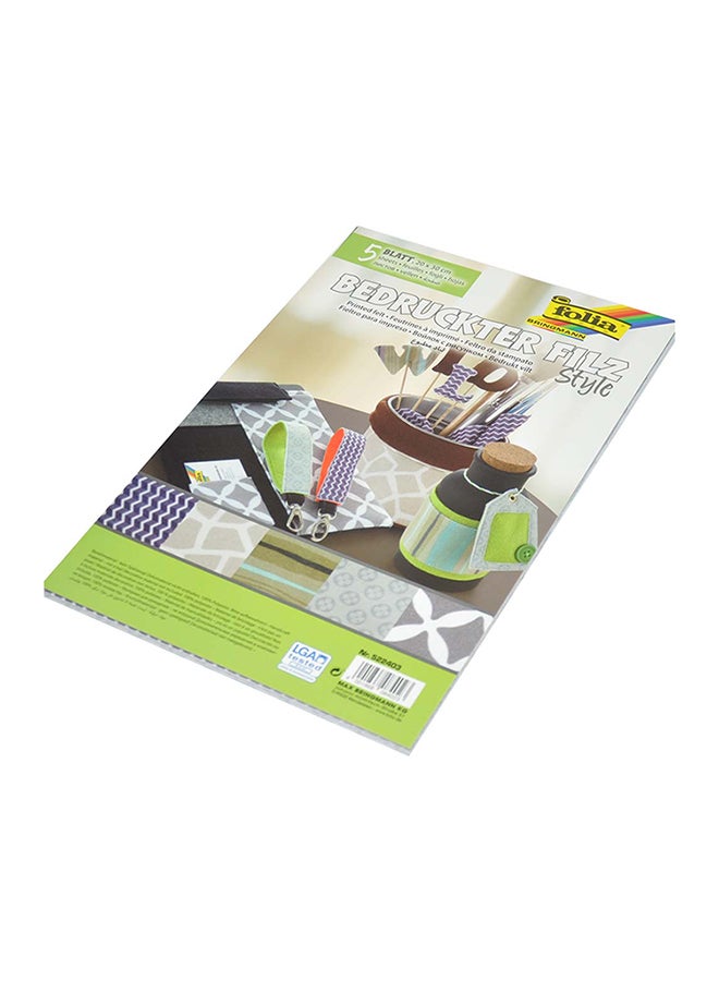 folia 5-Sheets Hobby Craft Multicolour  - Image 2