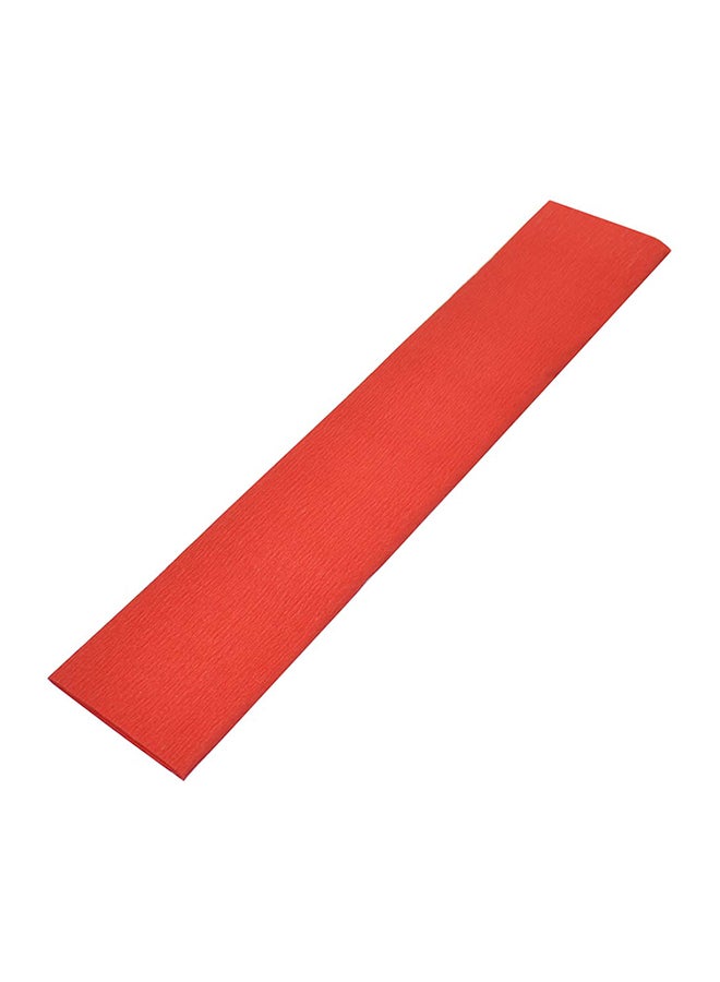 folia 10-Piece Crepe Paper Red - Image 1