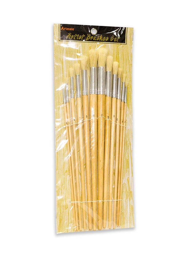 آرتمايت طقم فرش رسم مستديرة مكون من 12 قطعة متعدد الألوان