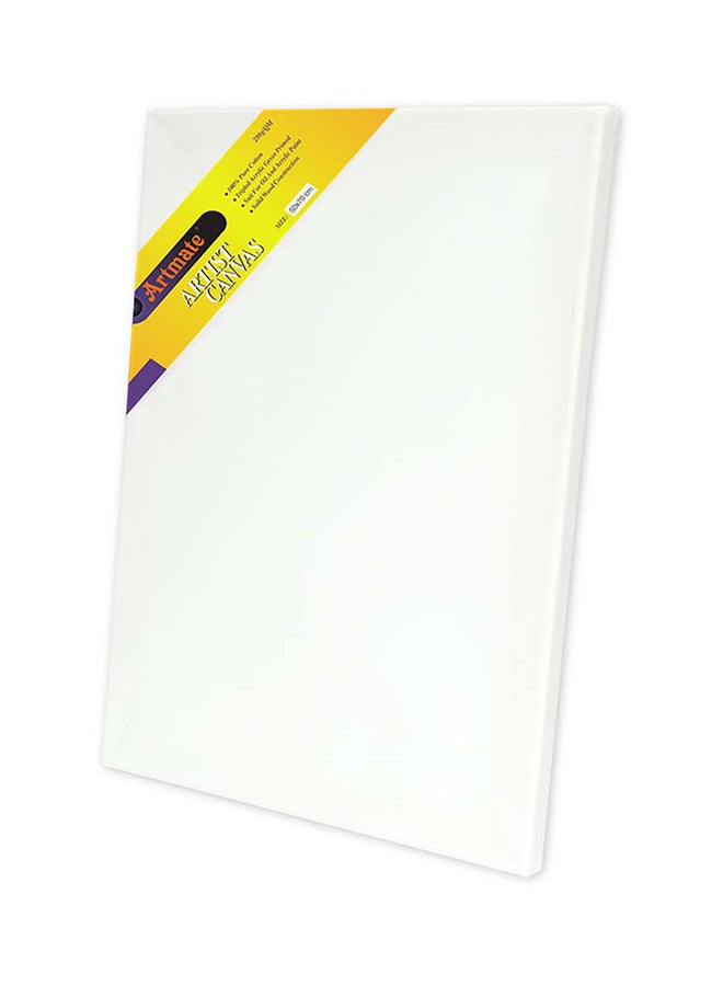آرتمايت قماش كانفاس للرسم بمقاس 70x 50 سم أبيض