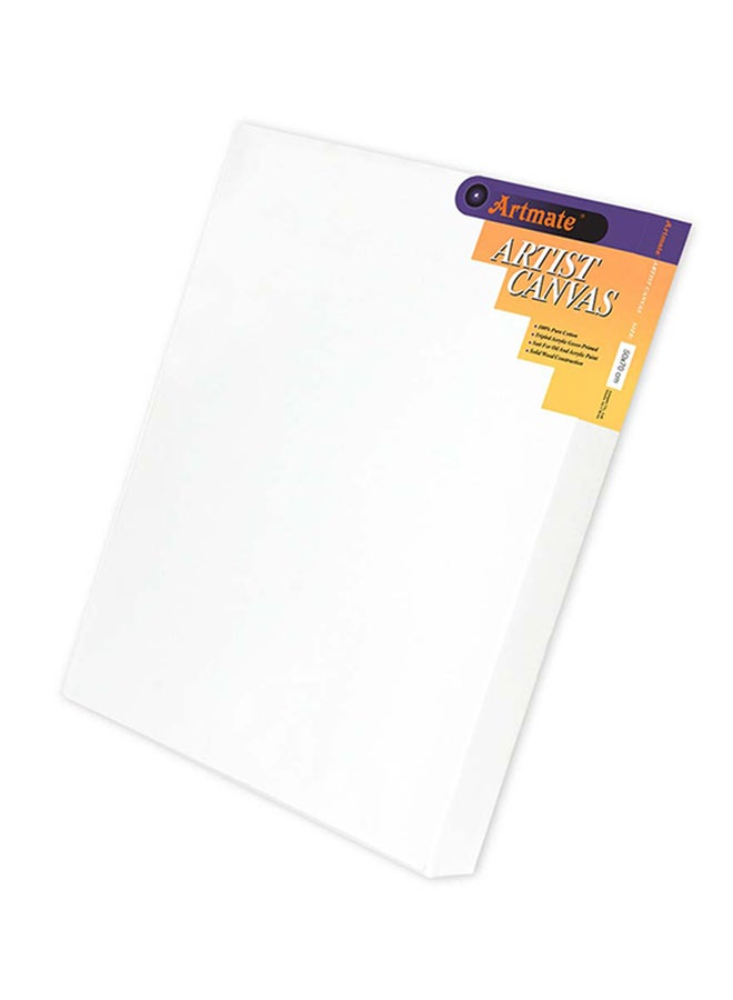 آرتمايت قماش كانفاس للرسم بمقاس 70x 50 سم أبيض