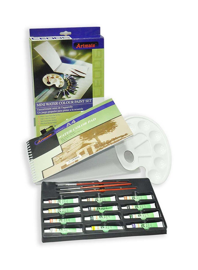 آرتمايت طقم ألوان مائية صغير متعدد الألوان - Image 1
