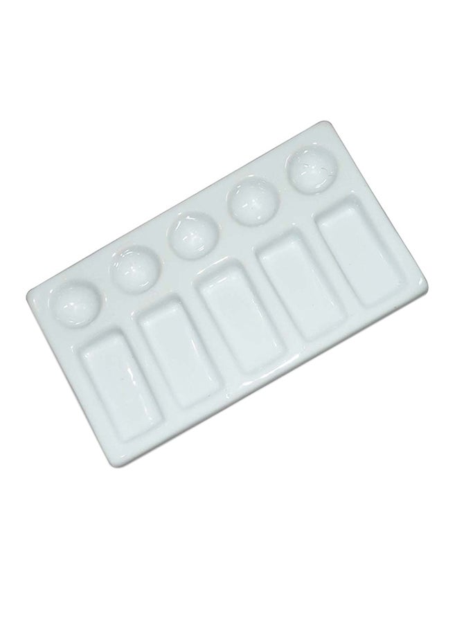 آرتمايت لوحة ألوان سيراميكية أبيض