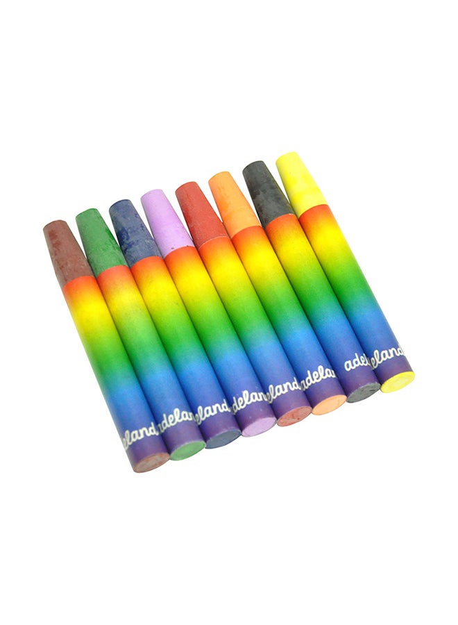 Adel 8-Colors Wax Crayon Multicolour - Image 1
