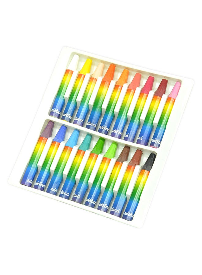 Adel 24-Colors Oil Pastel Multicolour - Image 1