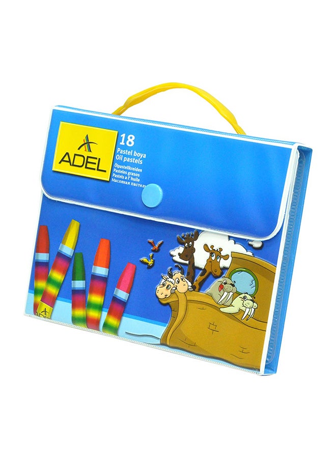 Adel 18-Colors Oil Pastel Multicolour - Image 3