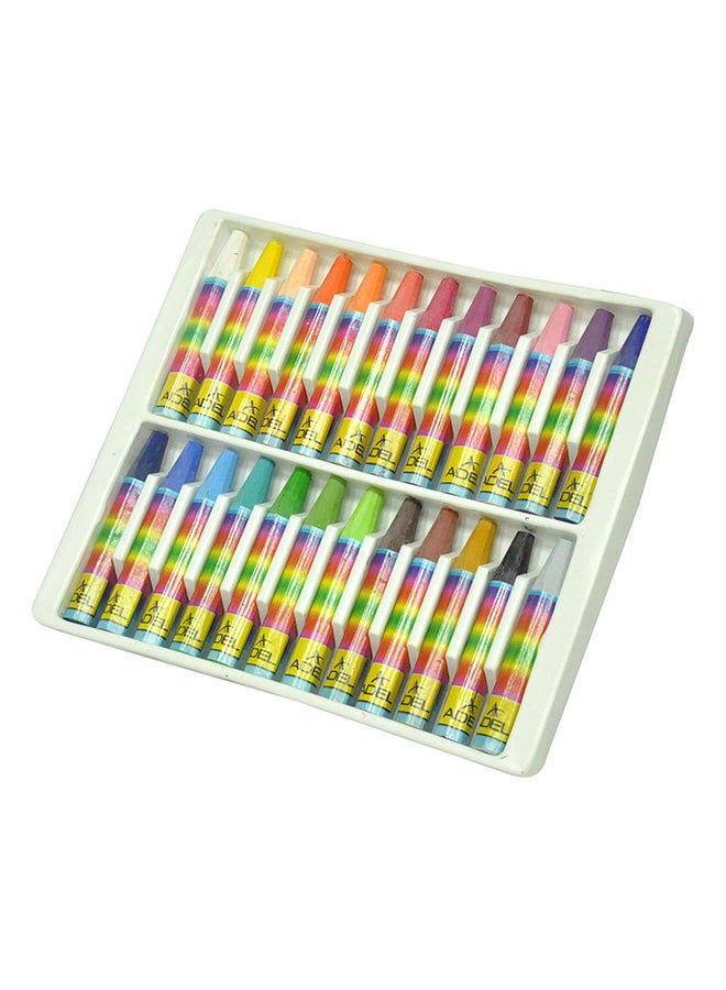 Adel 24-Colors Oil Pastel Multicolour - Image 1