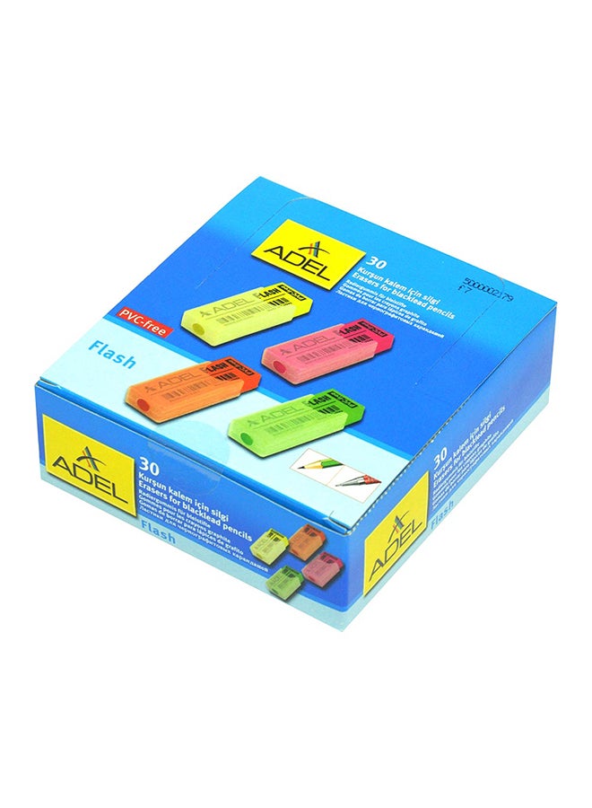 Adel 30-Piece Flash Eraser Multicolour - Image 3
