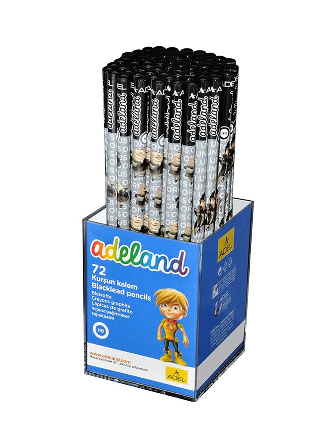 Adel 72-Piece Blacklead Pencil Multicolour - Image 1