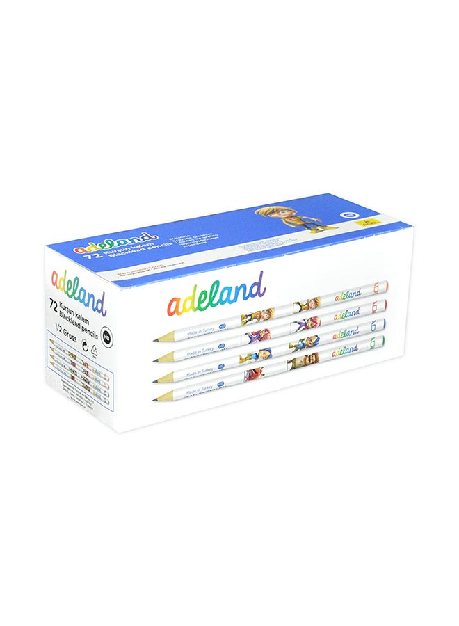Adel 72-Piece Blacklead Pencil Multicolour  - Image 3