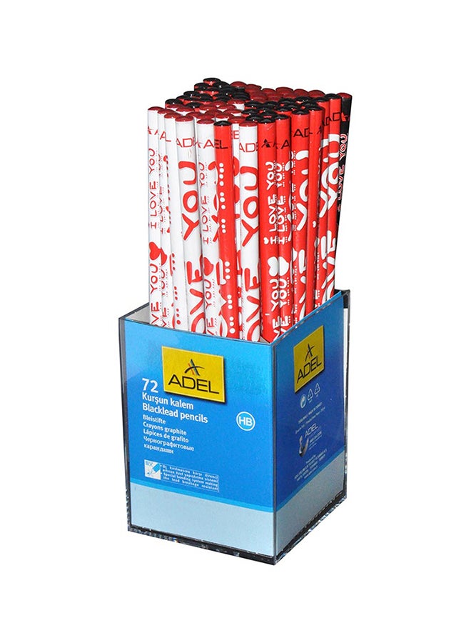 Adel 72-Piece Blacklead Pencil Multicolour