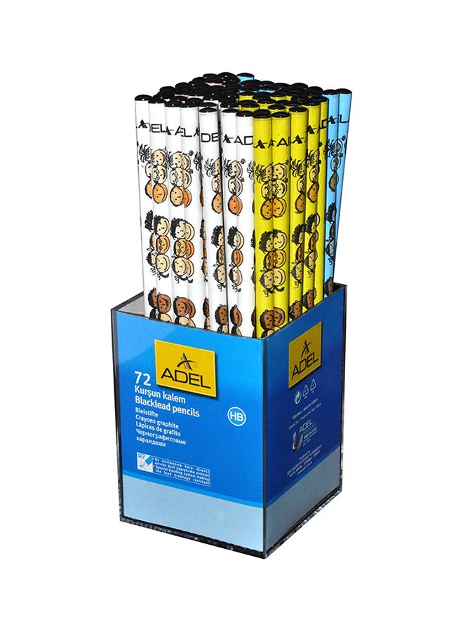 Adel 72-Piece Blacklead Pencil Multicolour  - Image 1